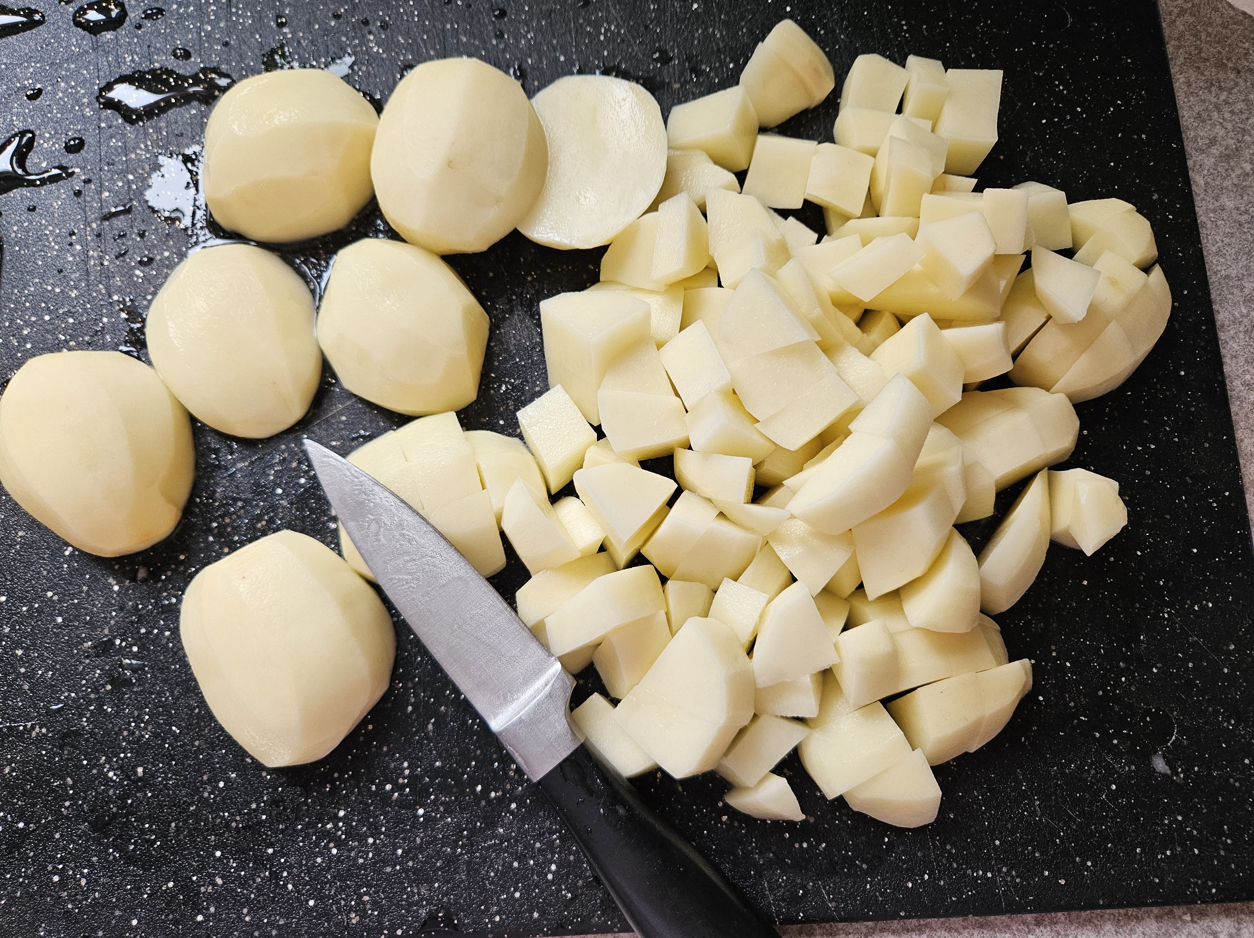 diced potatoes