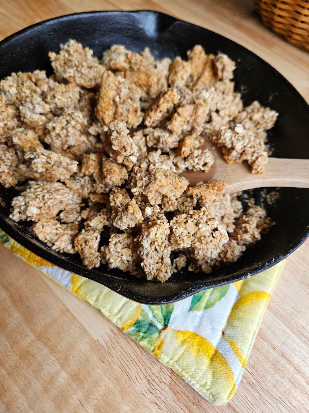 granola sourdough cast iron