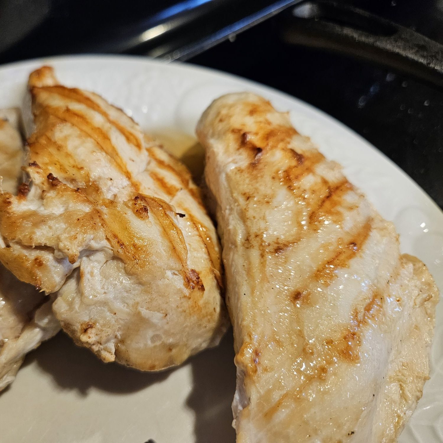 Pan grilled chicken breast